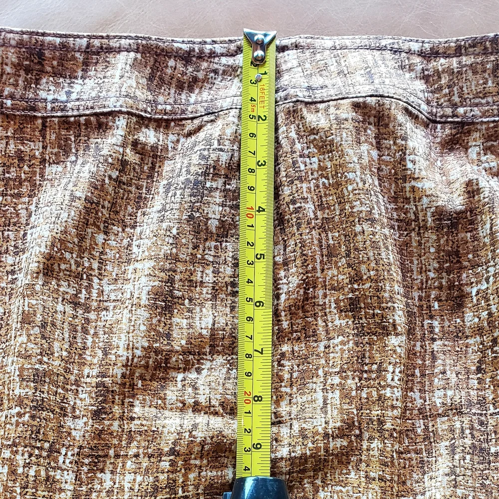 KELLY by Clinton Kelly Pencil Skirt Neutral Easy Care - Reg 14 - Picture 15 of 16